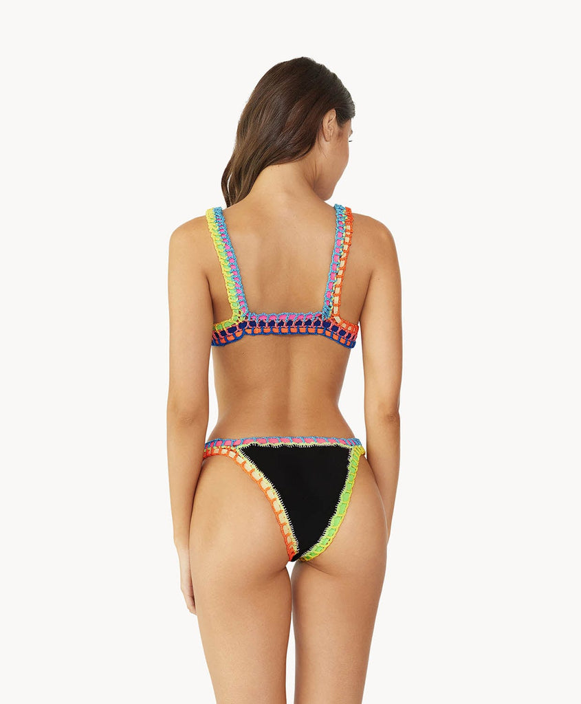 Women's Crochet Bikini - Ferrarini Black Reef Swim Bottom – PQ Swim (PilyQ)