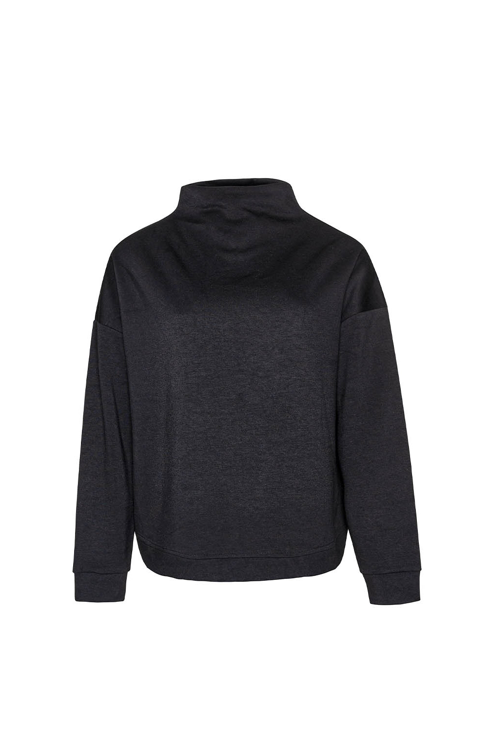 Black sweater on a white background