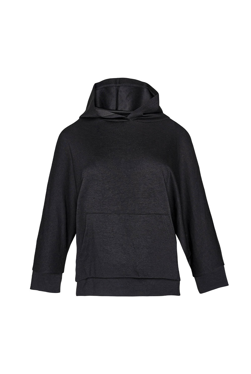 Black hoodie on a white background
