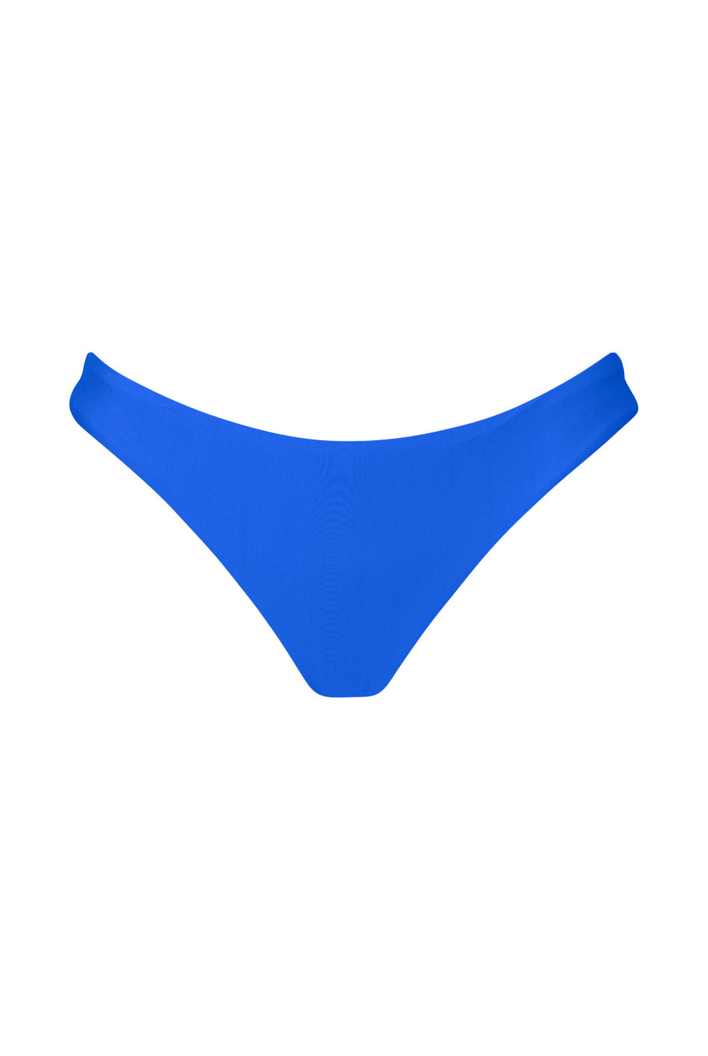 Blue bikini bottom on a white background