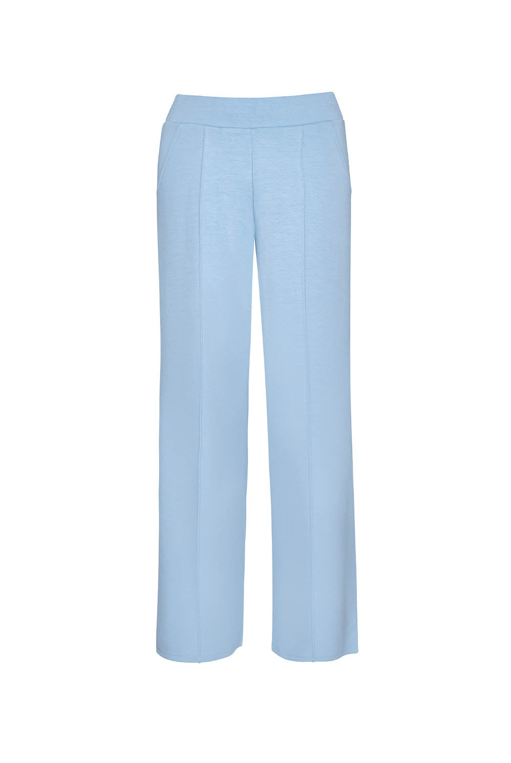 Light blue pants on a white background