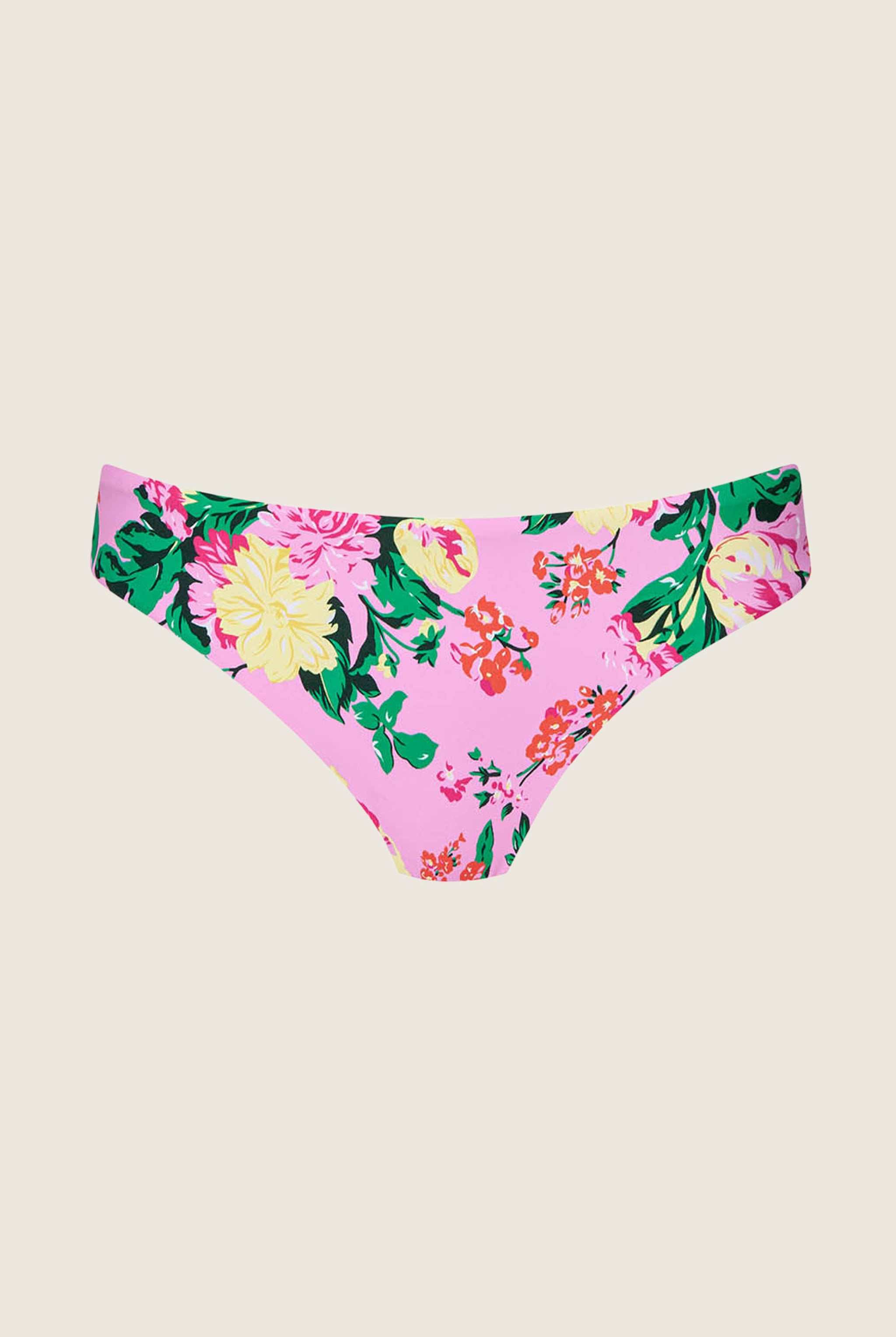 Dahlia Basic Ruched Bottom – cheeky, form-fitting swimsuit bottom with ruched back.