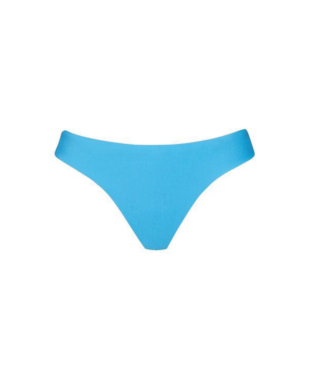 Blue bikini bottom on a white background