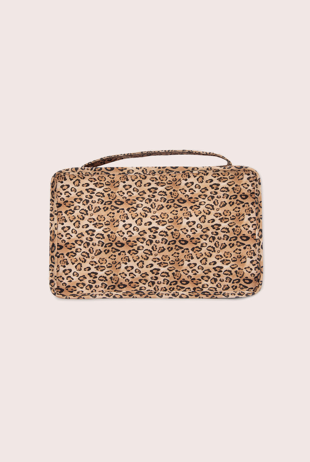 Leopard PQ Packing Cube Set in signature leopard print, featuring small, medium, and large travel cubes for organized luggage.