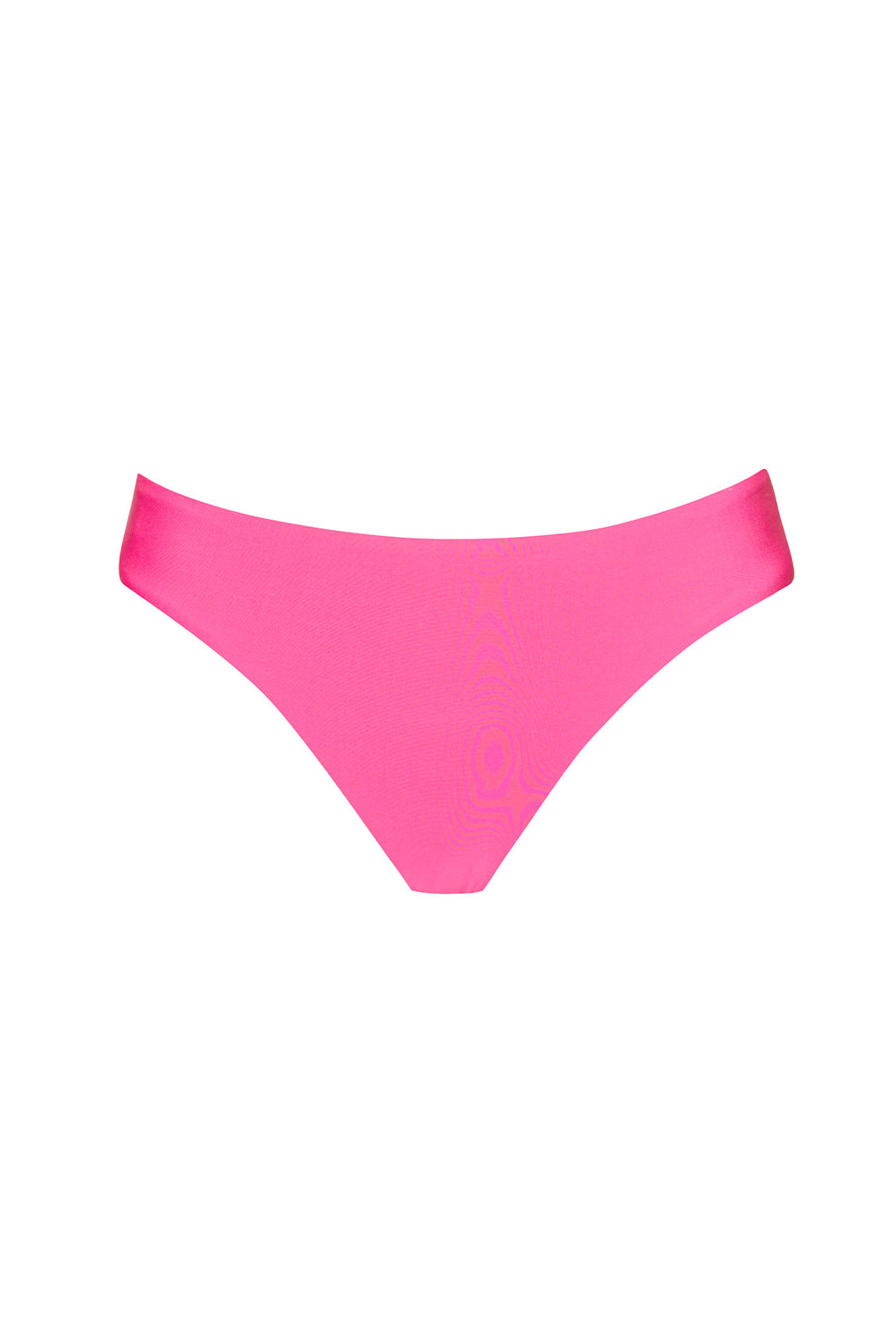 Pink bikini bottom on a white background