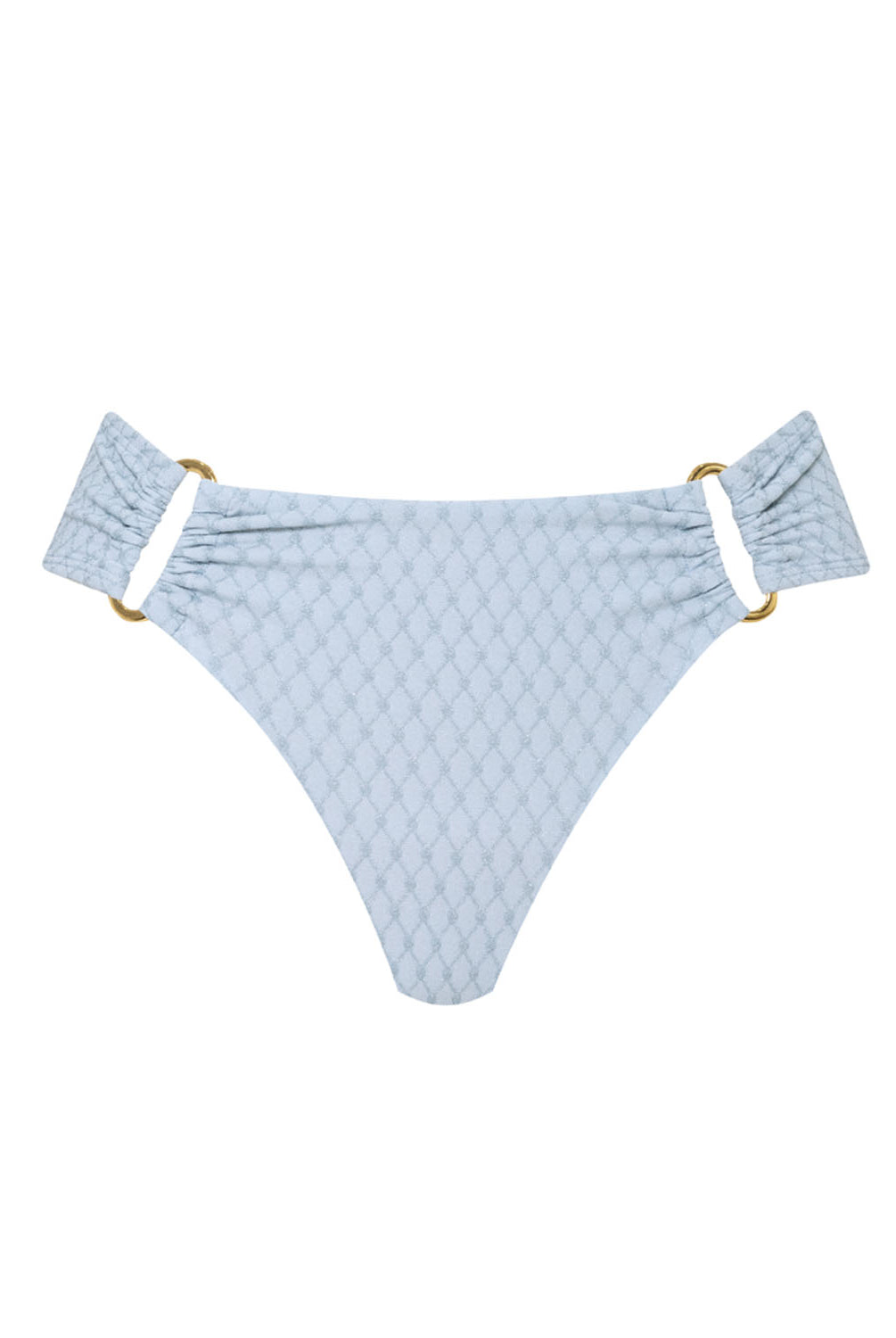 tallulah detail blue fanned bottom bikini