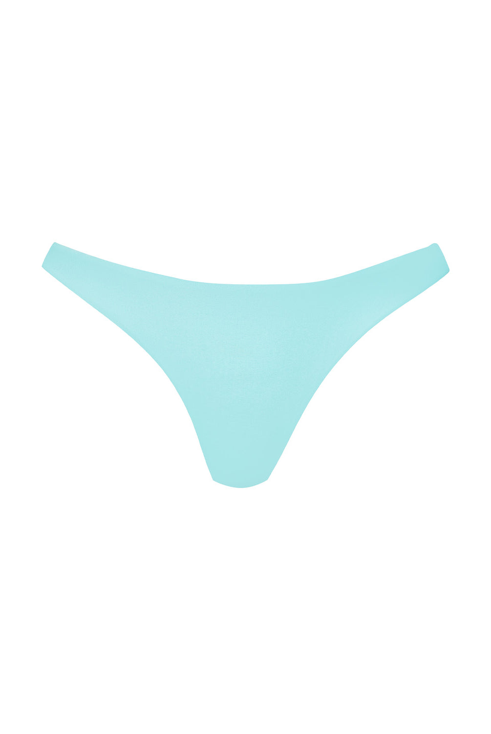 Light blue bikini bottom on a white background