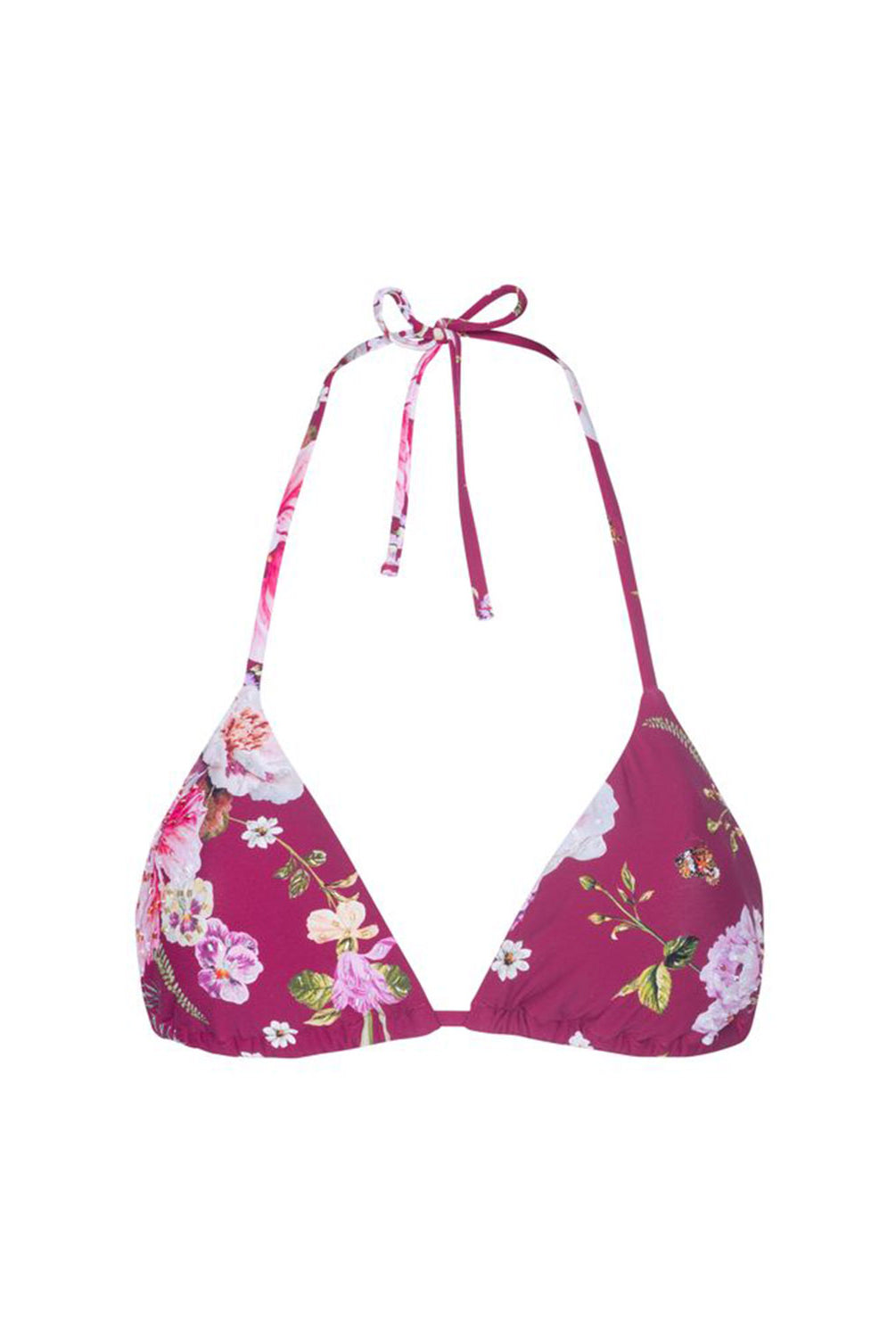 Fiesta Flora Lara embroidered triangle bikini top