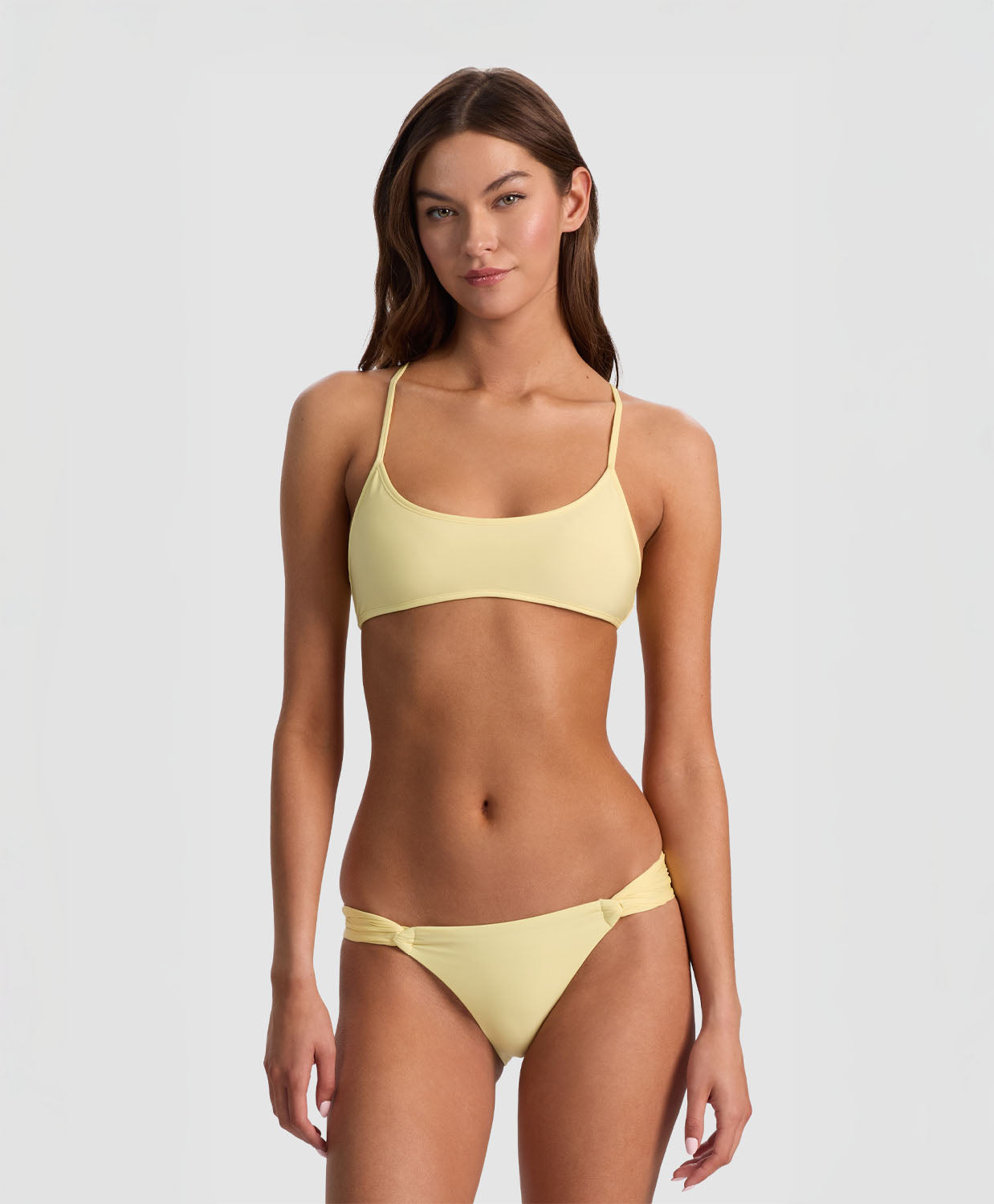 Golden Coast Fanned Bottom with flared silhouette and elegant beachwear style