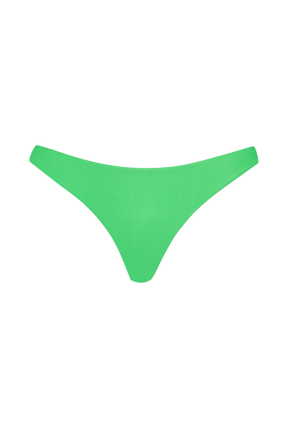 Matcha Basic Ruched Bottom in bright green with a flattering ruched back