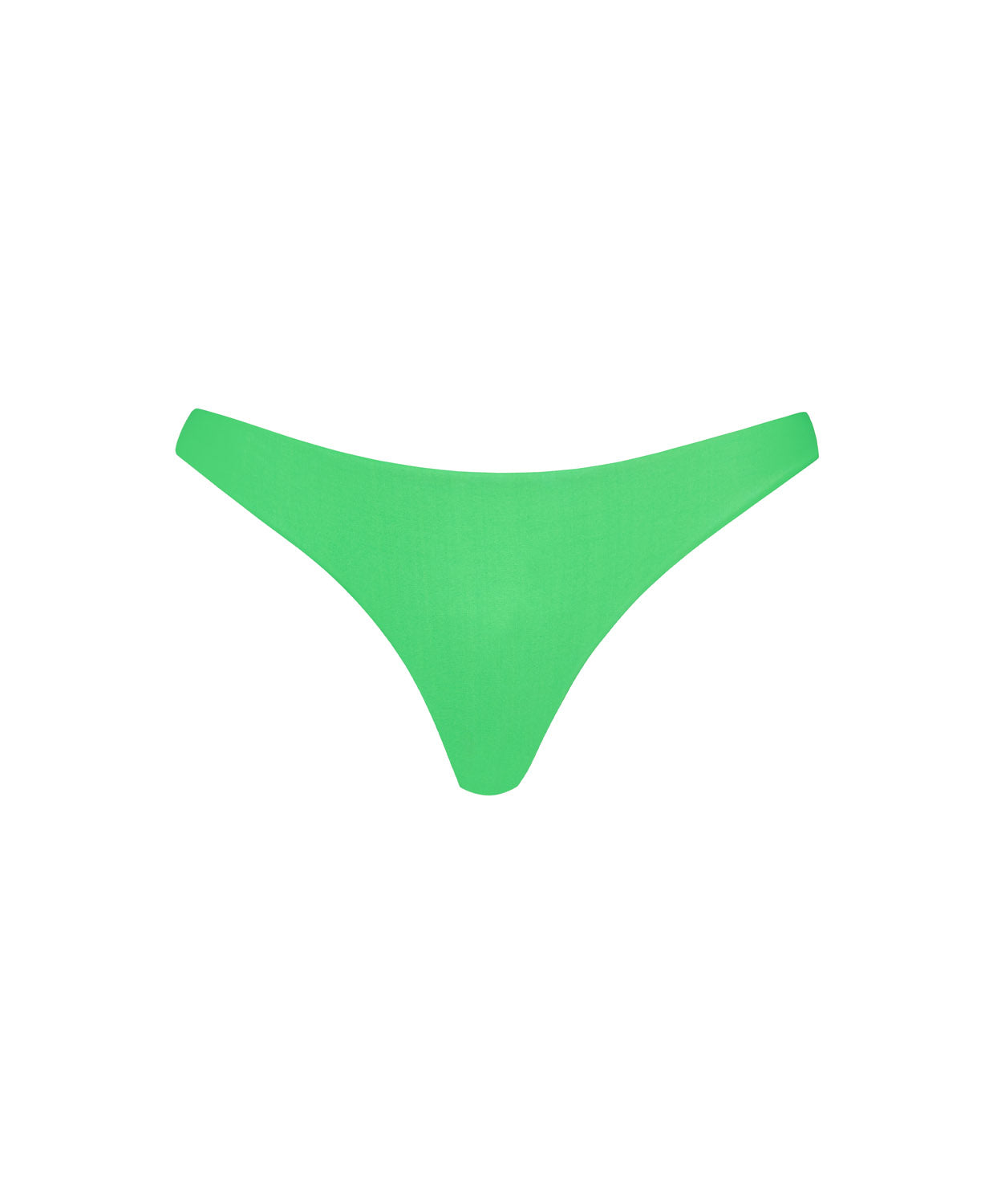 Matcha Basic Ruched Bottom in bright green with a flattering ruched back