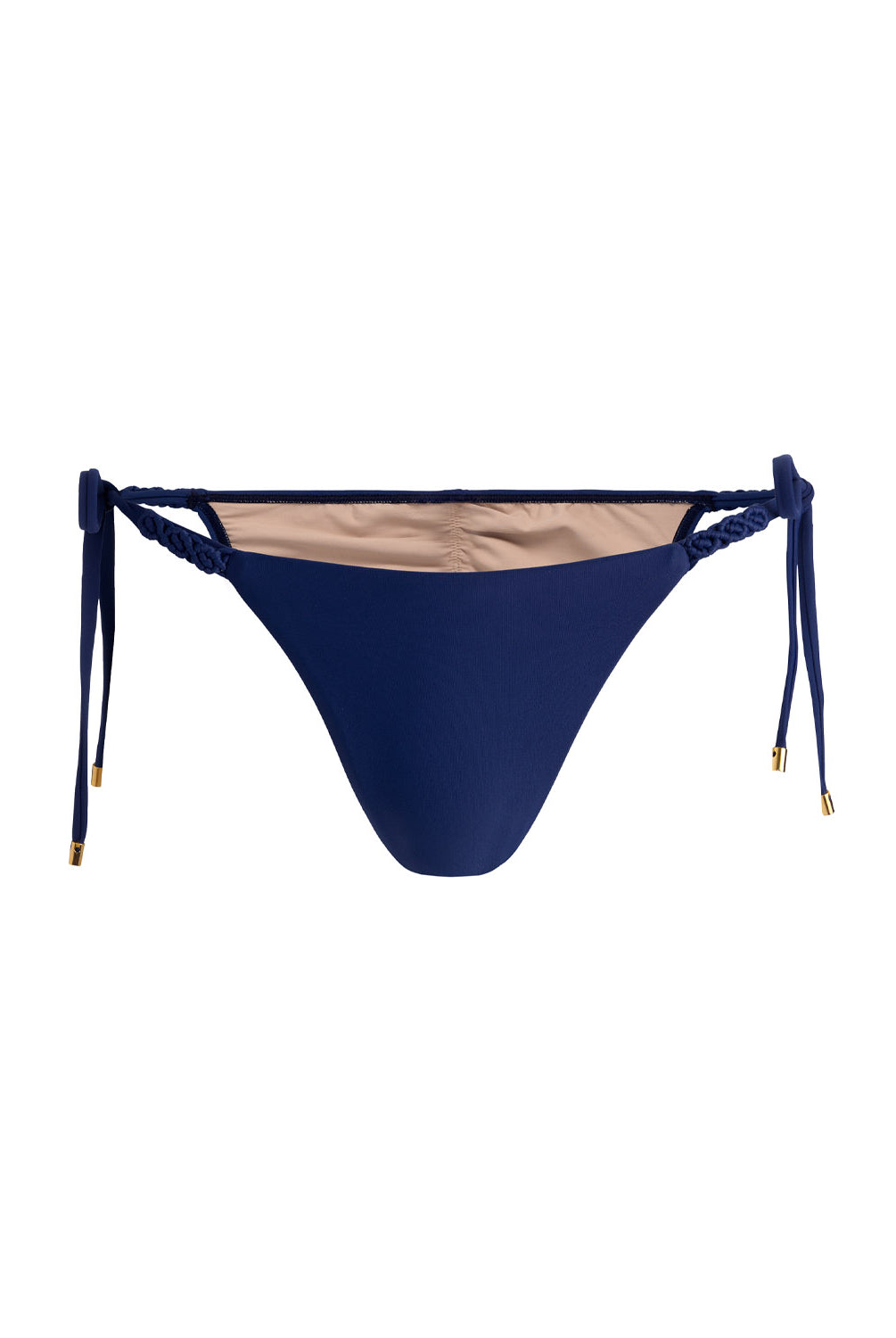 Navy Macrame Tie Side Bottom