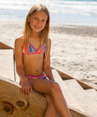 Kids Tie Dye Rainbow Embroidered Bikini - PQ Swim (PilyQ)