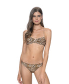 Leopard Basic Ruched Bottoms (FINAL SALE) - PQ Swim (PilyQ)