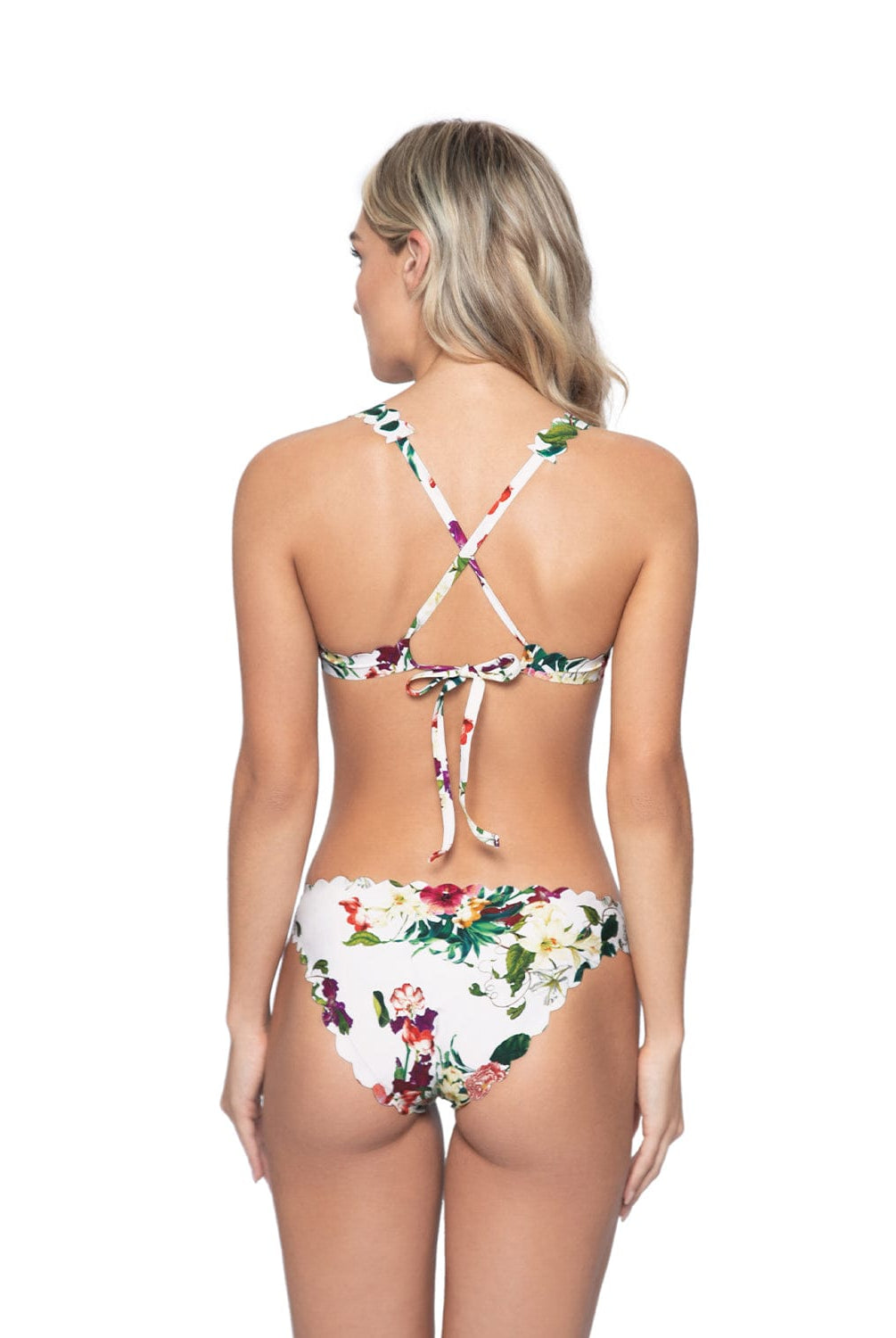 Summer Hibiscus Reversible Seamless Wave Bottoms (FINAL SALE) - PQ Swim (PilyQ)