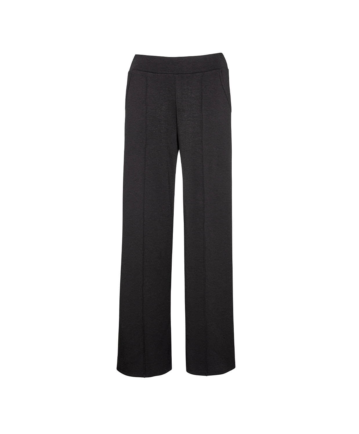Black pants on a white background