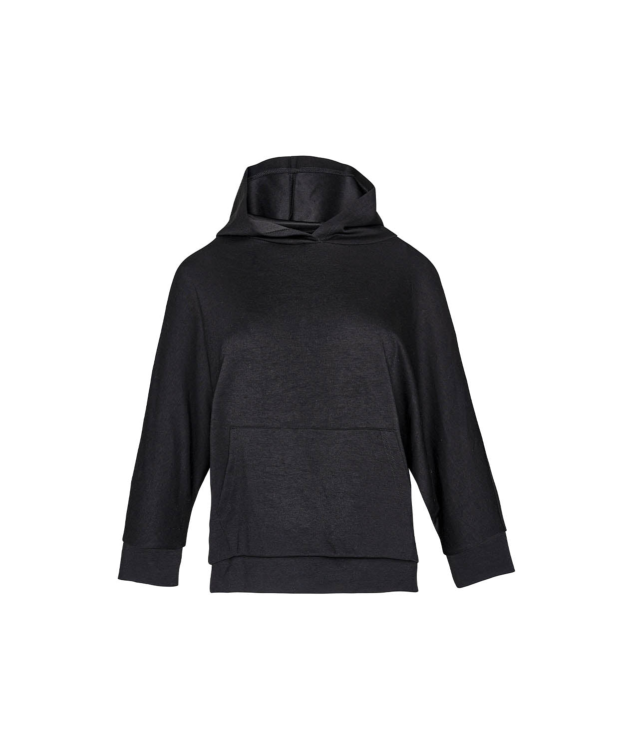Black hoodie on a white background