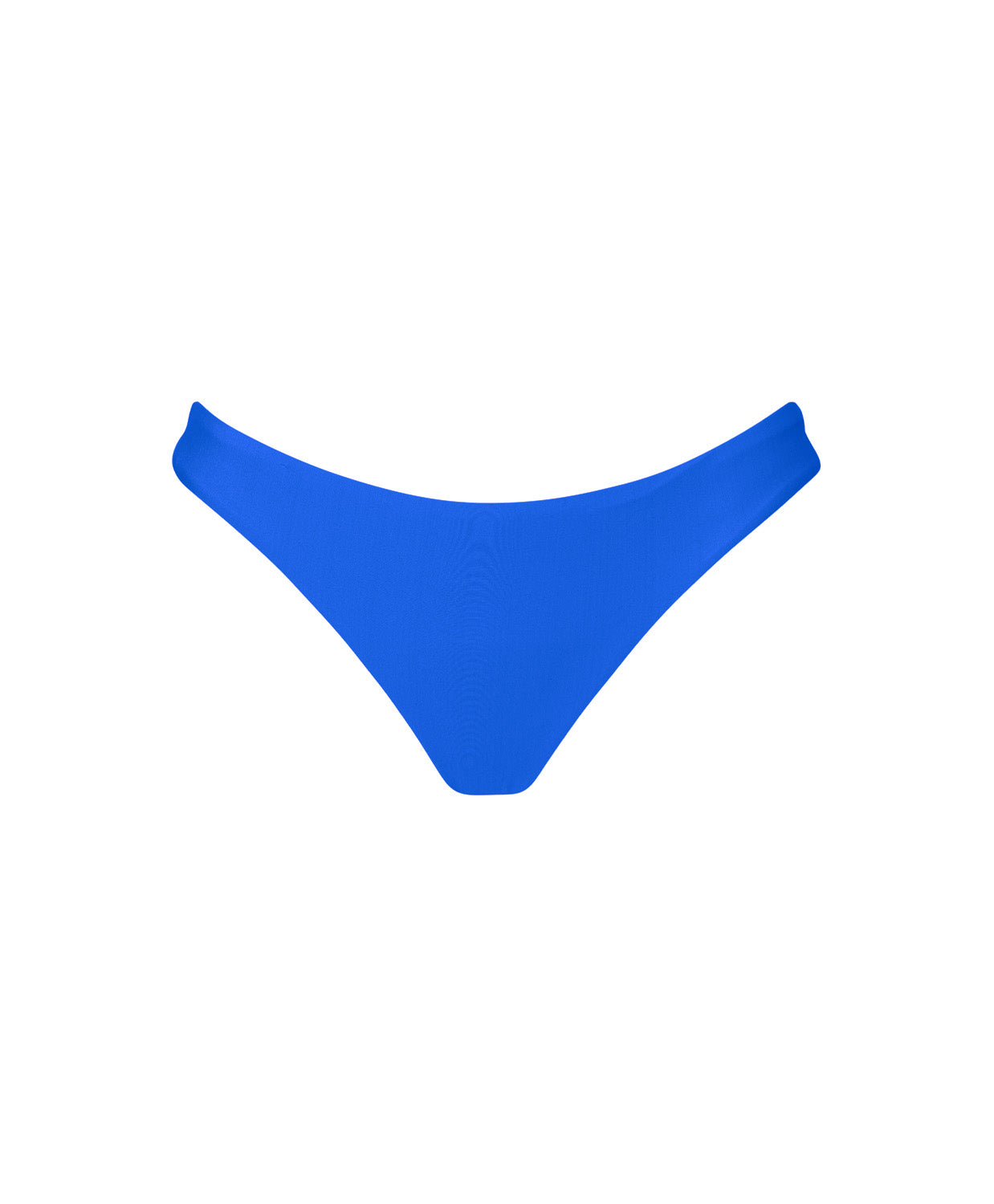 Blue bikini bottom on a white background