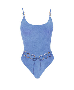 Indie Sky Link Belted One Piece