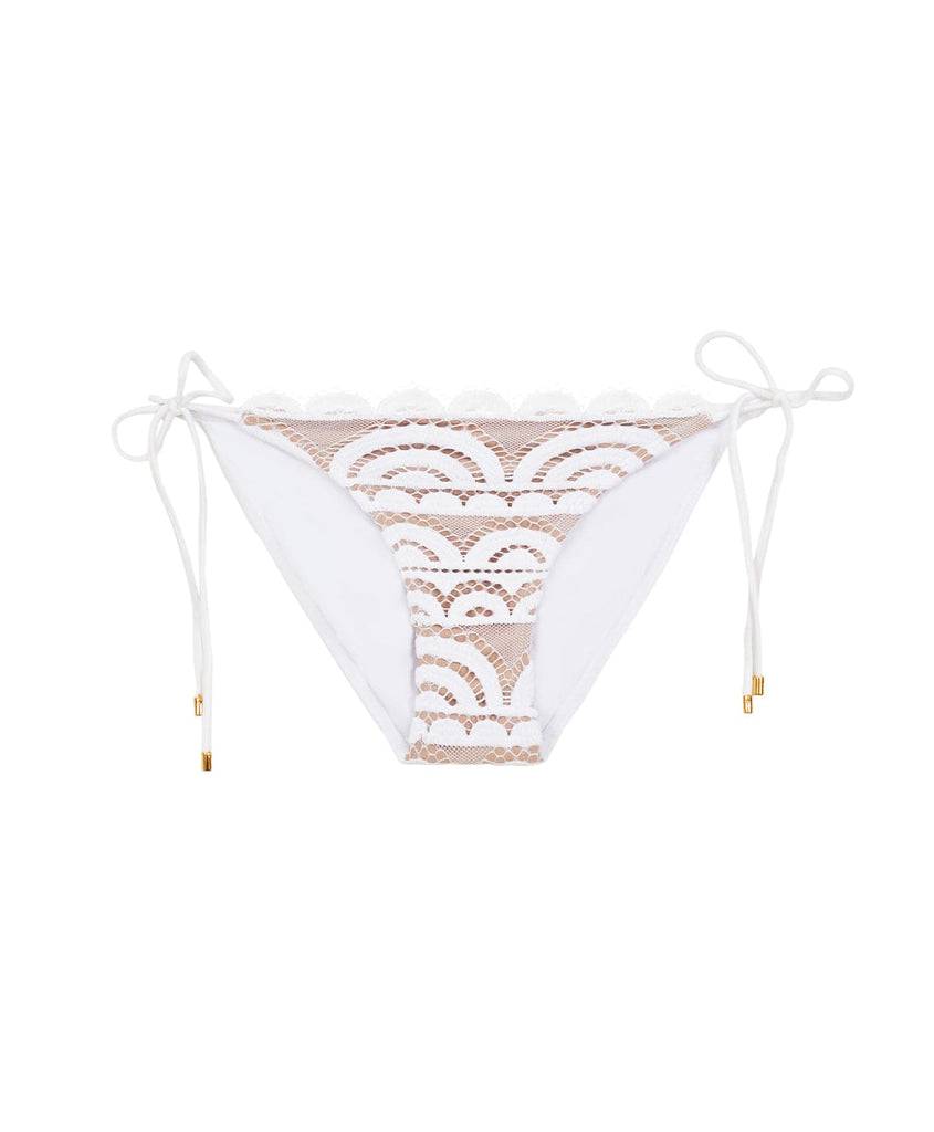 Luxury Bathing Suit - Water Lily Lace Tie Bottoms – PQ Swim (PilyQ)