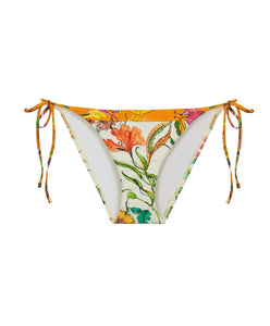 Wild Bloom Embroidered Mix Up Tie Bottoms (FINAL SALE)
