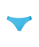 Blue bikini bottom on a white background