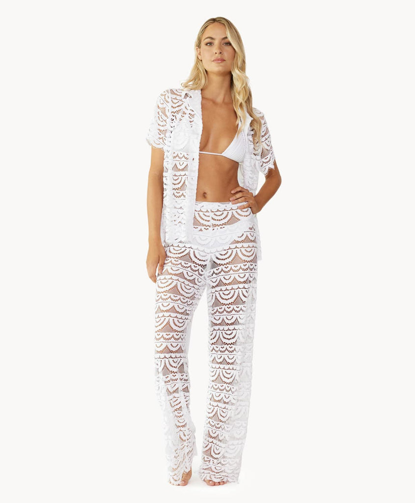 Water Lily High Waist Lace Pants