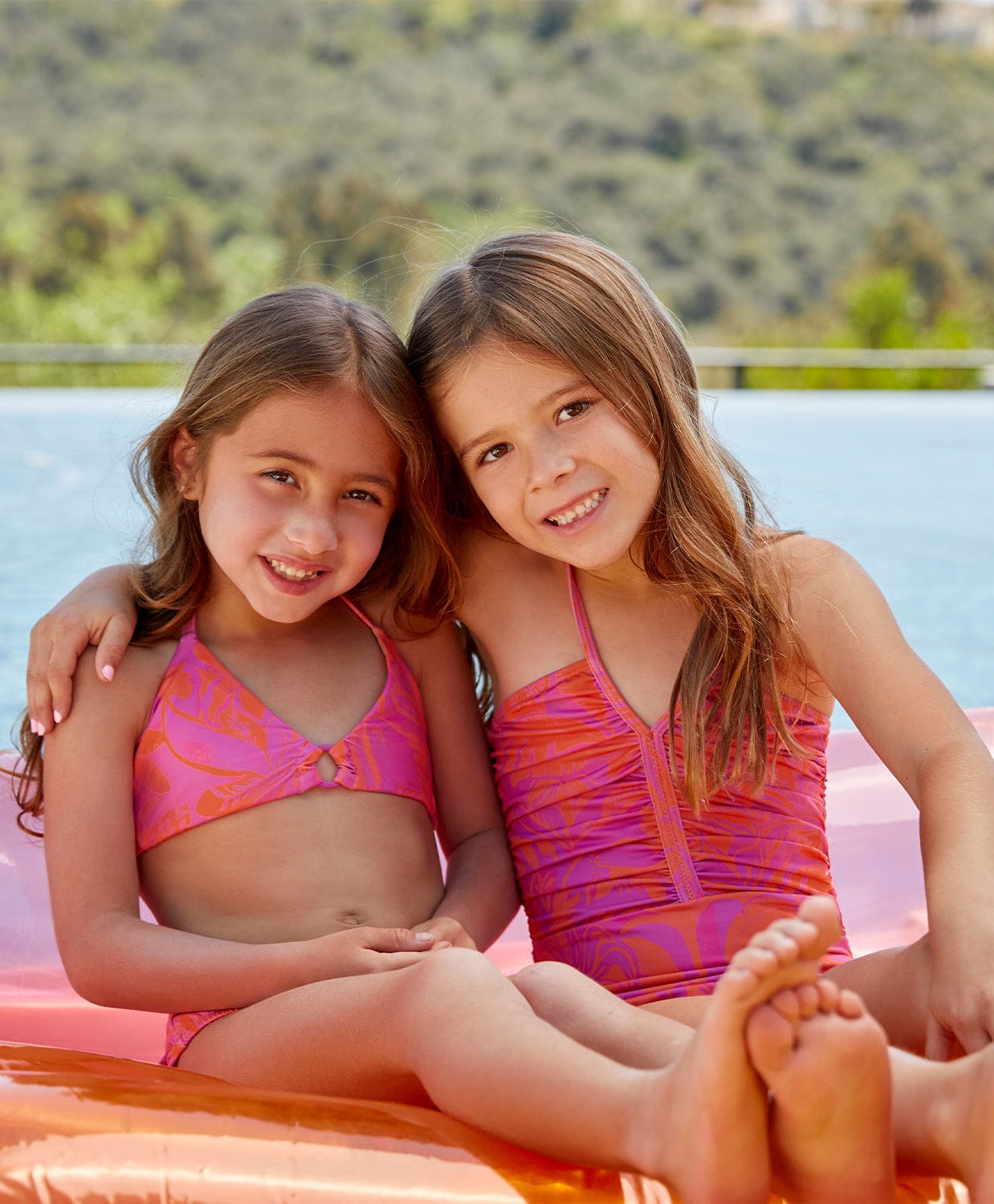 little girls beach swimsuits Kids Del Mar Palms Little Donna Bikini - Kids Swimwear | PQ Swim
