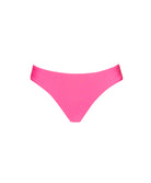 Pink bikini bottom on a white background