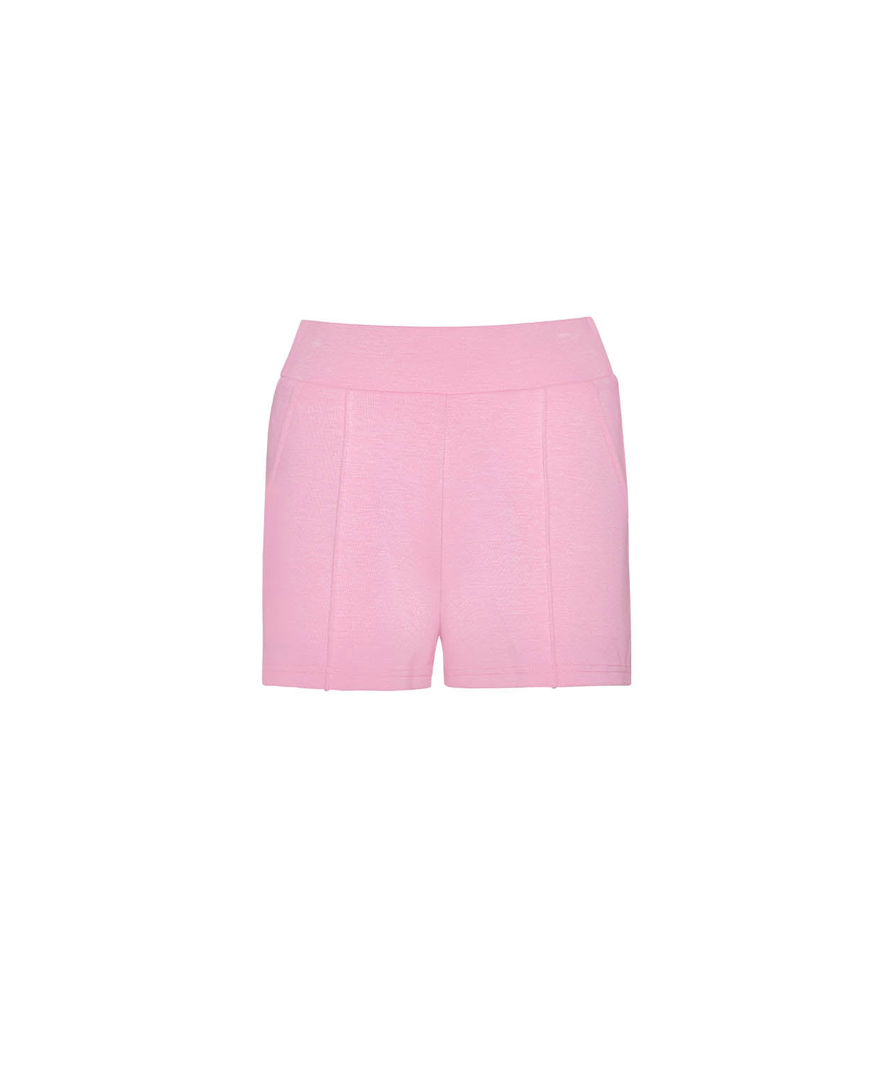 Pink shorts on a white background