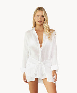 Water Lily Rory Button Cover Up