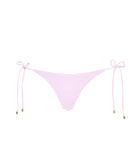 Rosé Tie Side Bottom bikini with blush-pink color, low-rise fit, and adjustable side ties for a flattering, feminine look.