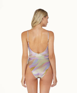 PQ Swim BANYAN Cut-out One-piece Swimsuit - Forest green
