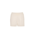 Tan shorts on a white background