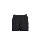 Black shorts on a white background