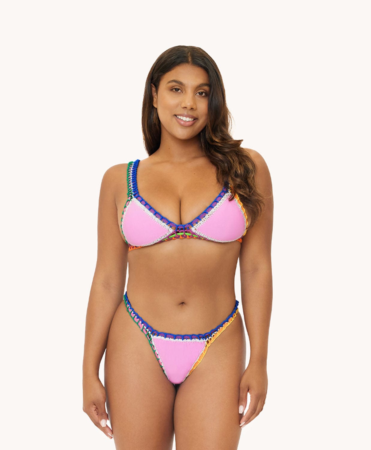 ビキニ AMIRI Crochet Bikini Amir Slama crochet-knit Bikini Set | Multicolour | FARFETCH