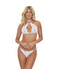 Water Lily Lace Keyhole Halter