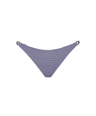 Navy and white striped seersucker bikini bottom