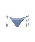 Blue Crush Carmen tie side bikini bottom with adjustable side ties