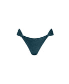 Cosmic Lace Fanned Bottom ruched bikini bottom with subtle shimmer and fanned design