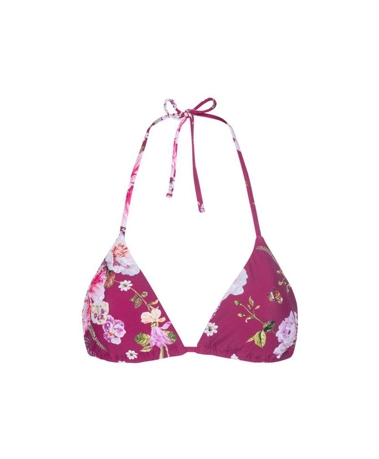 Fiesta Flora Lara embroidered triangle bikini top