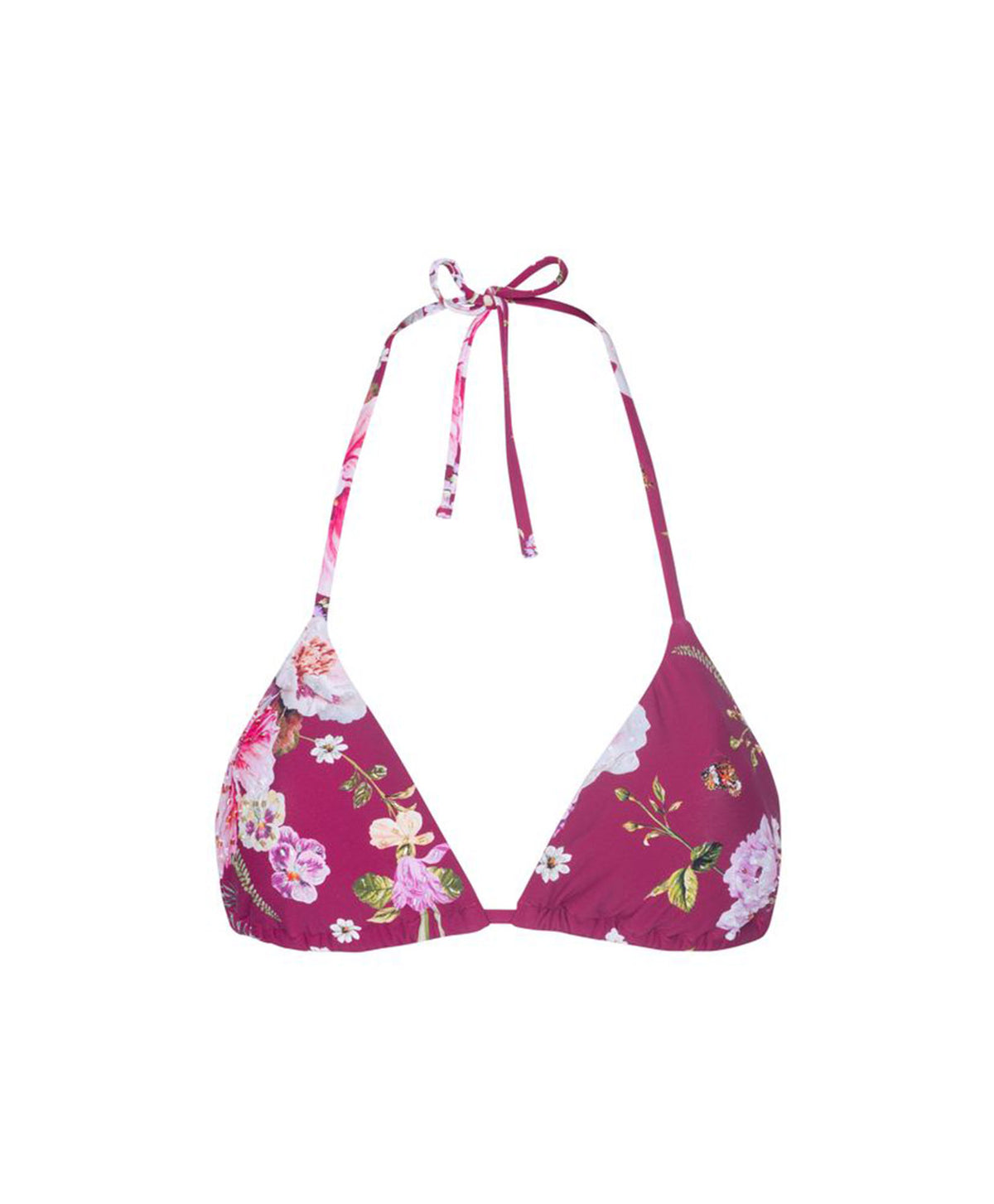 Fiesta Flora Lara embroidered triangle bikini top