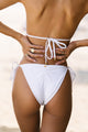 Water Lily Lace Tie Side Bikini Bottom