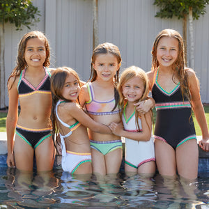 Girls Swimsuit Set Back For Toddlers And Kids Beachwear, Bikini
