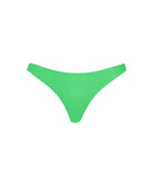 Matcha Basic Ruched Bottom in bright green with a flattering ruched back