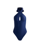 Navy Cross Front One Piece