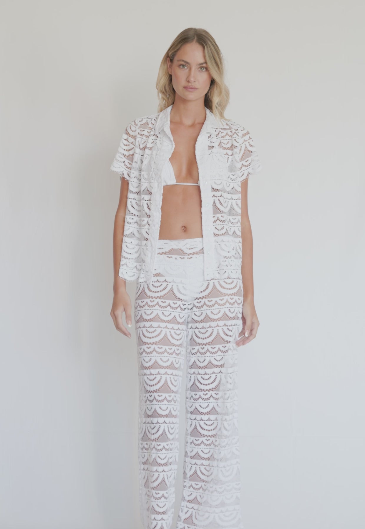 Water Lily High Waist Lace Pants - Women's Apparel | PQ Swim