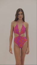 Del Mar Palms Knot Cut Out One Piece