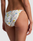 Twisting Vines Embroidered Rope Bottom with hand-embroidered florals, butterfly motifs, and twisted rope sides.