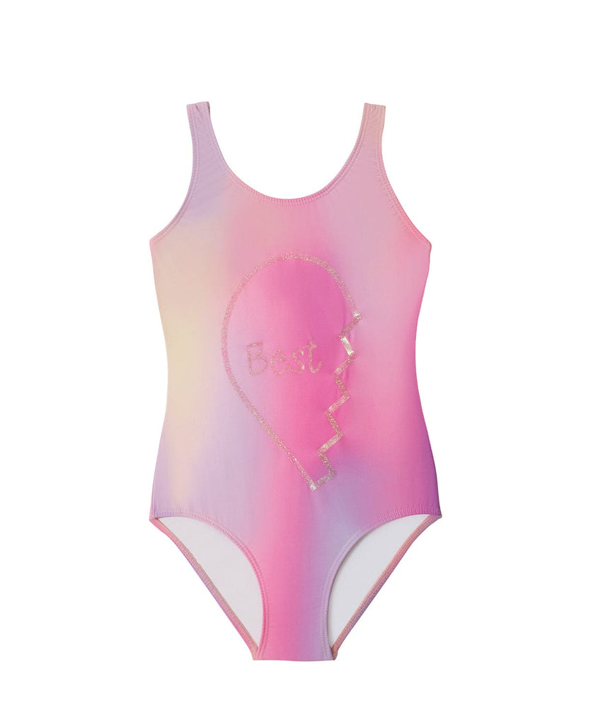 Kids Cotton Candy Tie Dye Best One Piece